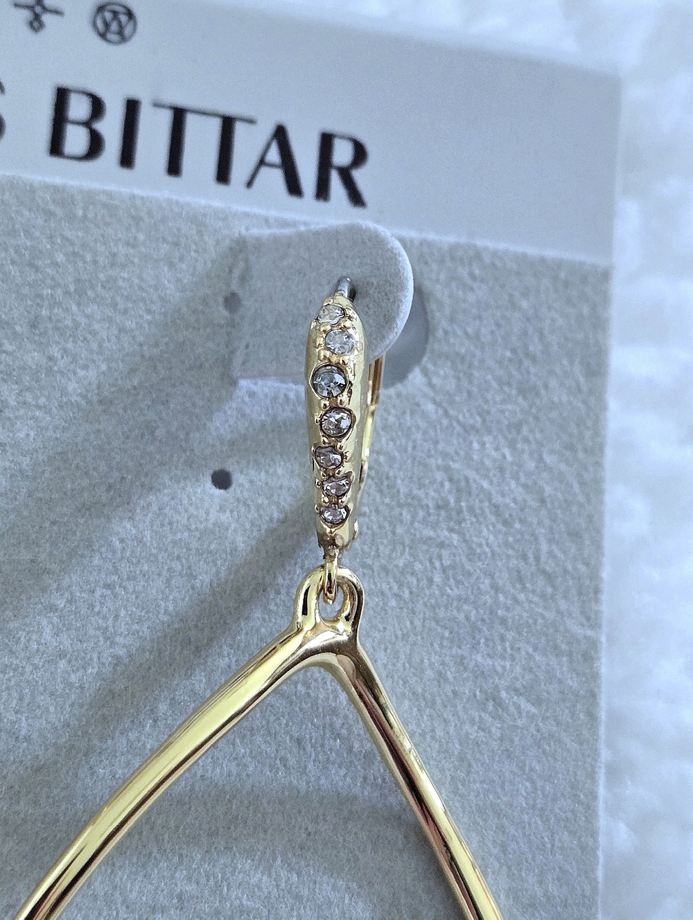 Alexis Bittar Sculpted "Aura" Open Diamond♦️ Shaped Earrings - Picture 9 of 14